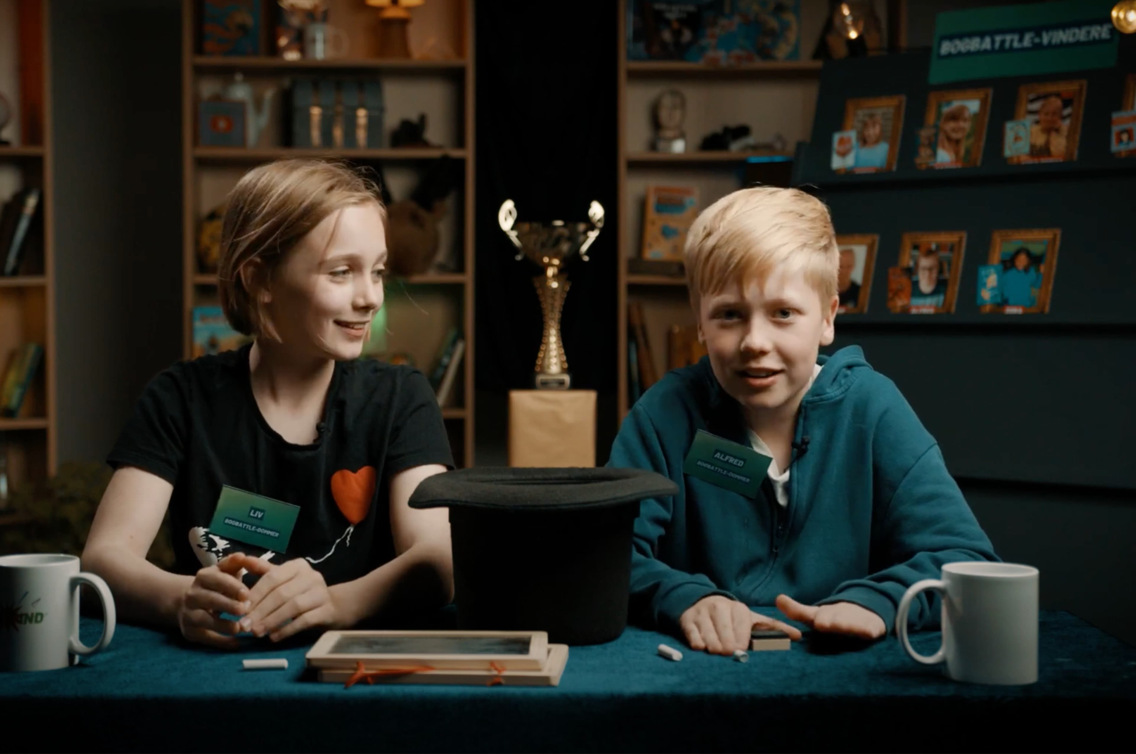 kids with medal